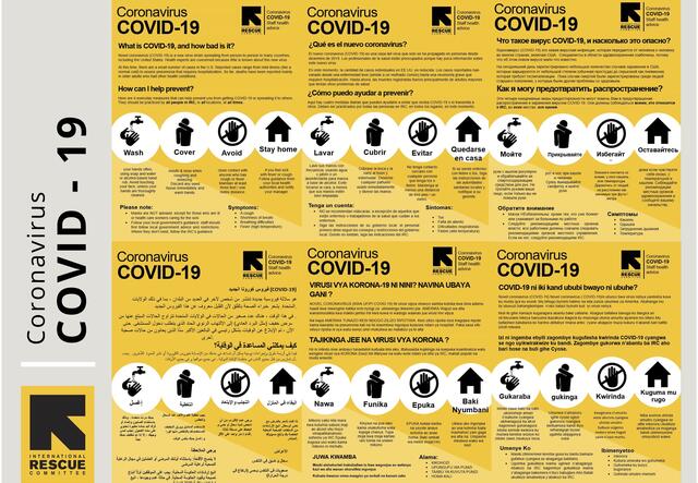 IRC Covid-19 info sheet