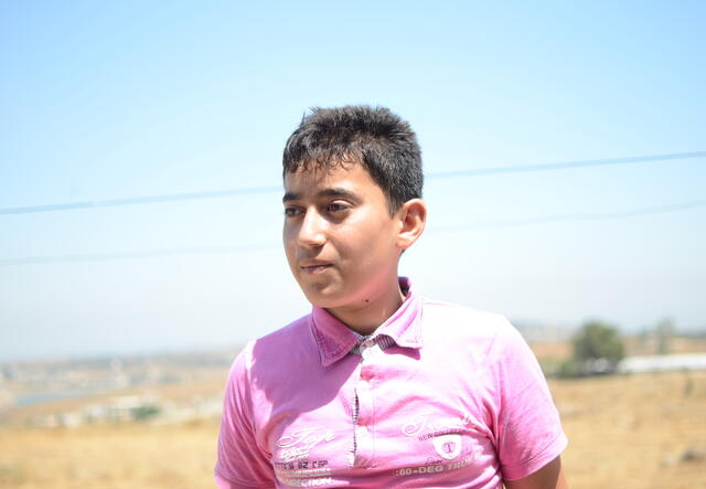 13-year-old Mahmoud in Akkar Lebanon