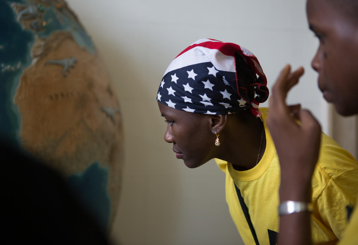 IRC youth at a field trip IRC youth at a field trip