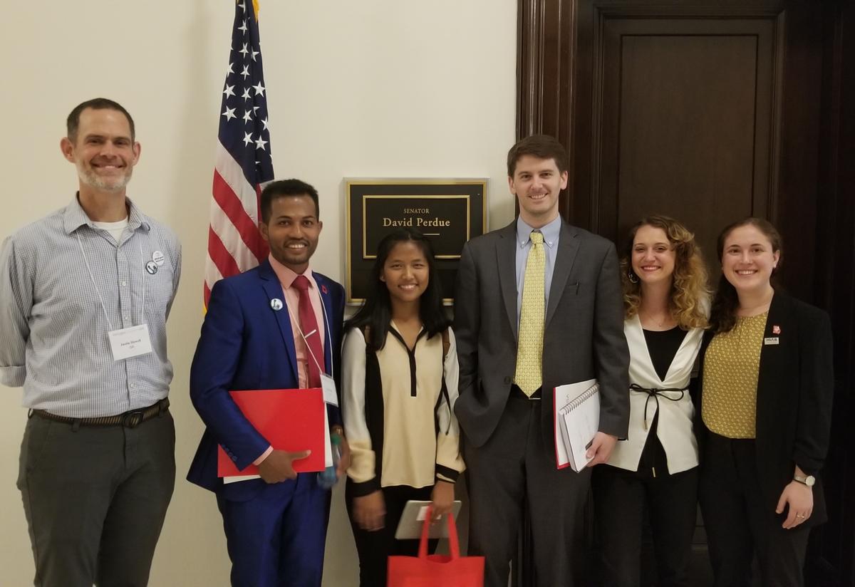 The Georgia delegation of advocates met with Jonathon Ballantyne, Legislative Correspondent to Senator David Perdue. The Georgia delegation of advocates met with Jonathon Ballantyne, Legislative Correspondent to Senator David Perdue.