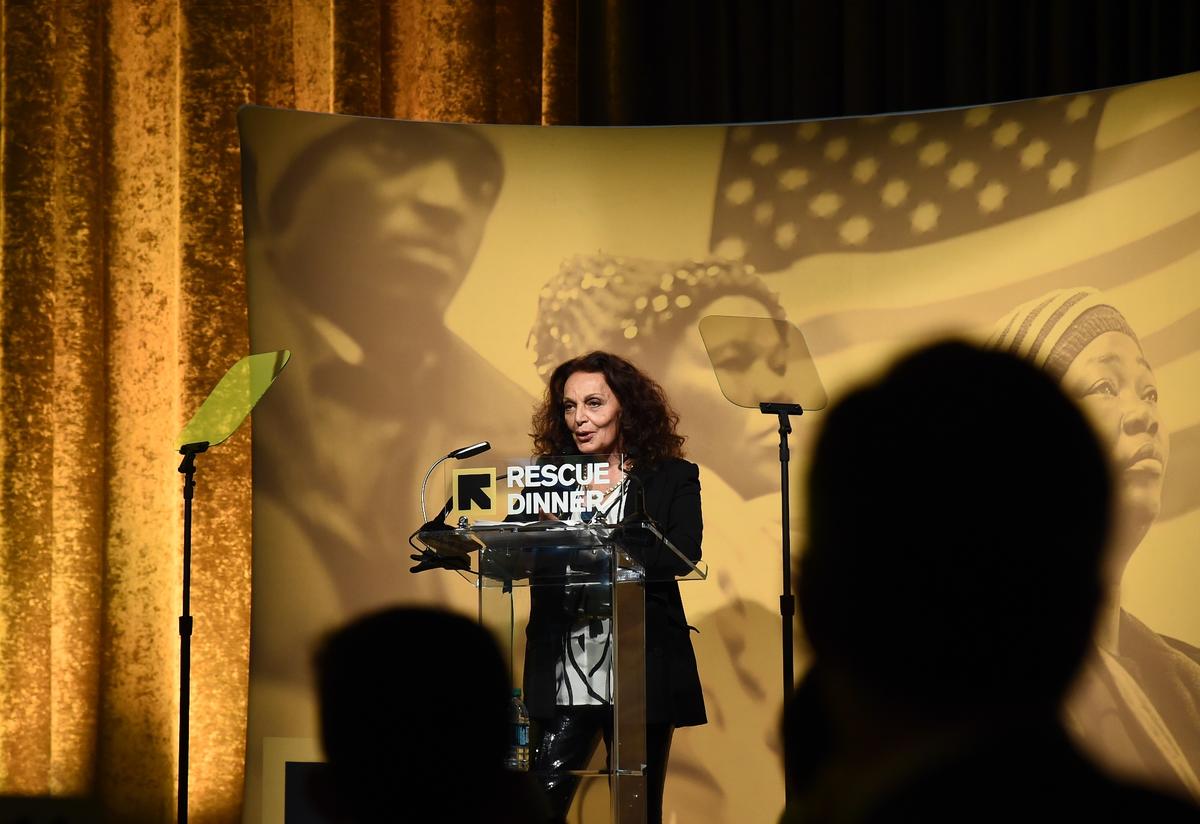 2018 Rescue Dinner, Freedom Awardee Diane von Furstenberg