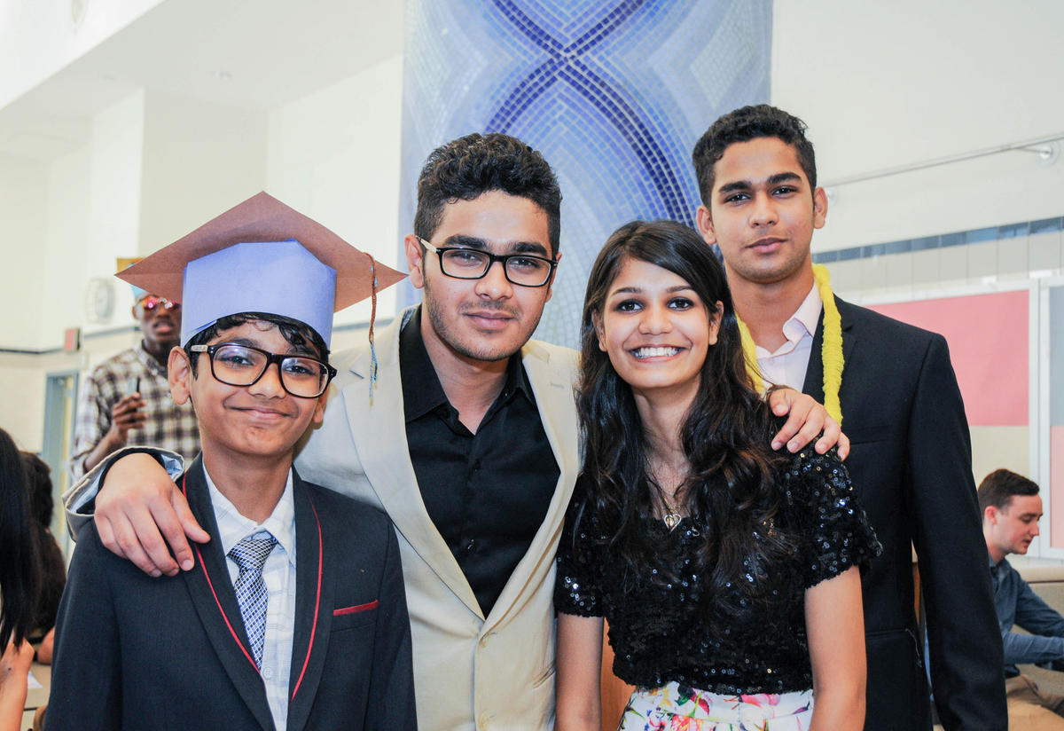 Zain with his family at RYSA