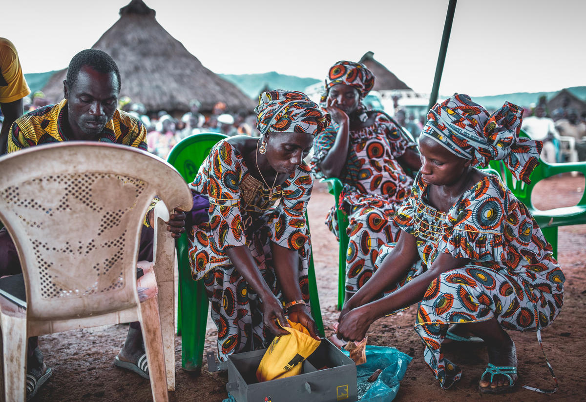 Women from an IRC village savings and loans association Women from an IRC village savings and loans association