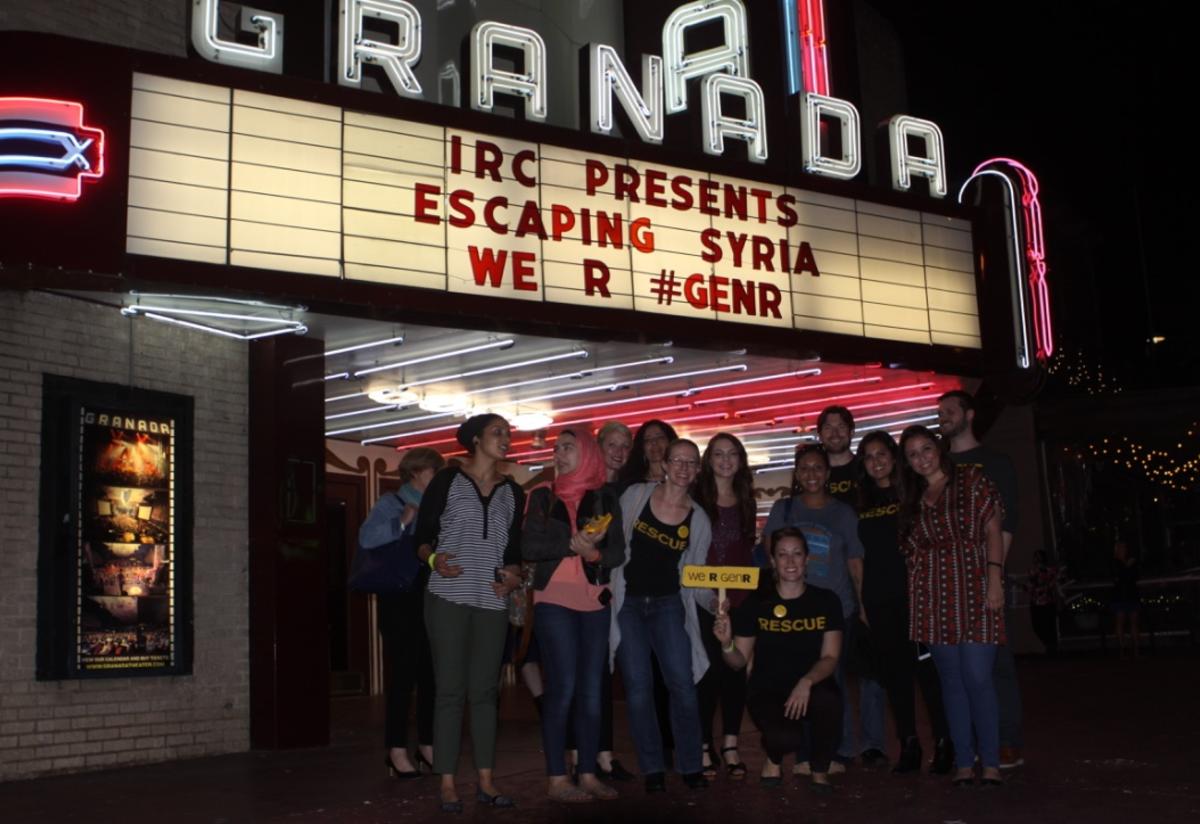 Some Dallas GenR members at "Escaping Syria" event genr