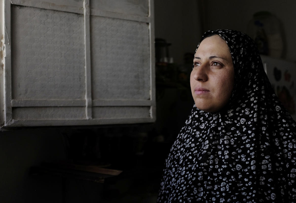 Syrian refugee woman in Ramtha, Jordan Syrian refugee woman in Ramtha, Jordan