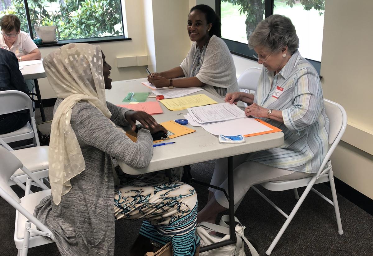 As well as receiving assistance with applications, attendees learned what to expect from the naturalization process. As well as receiving assistance with applications, attendees learned what to expect from the naturalization process.
