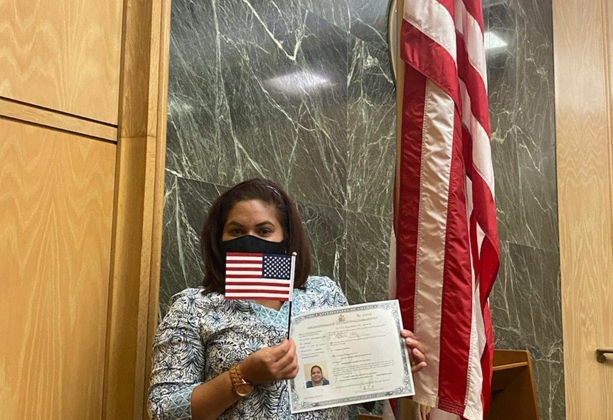 Leidys becomes a US citizen | International Rescue Committee (IRC)