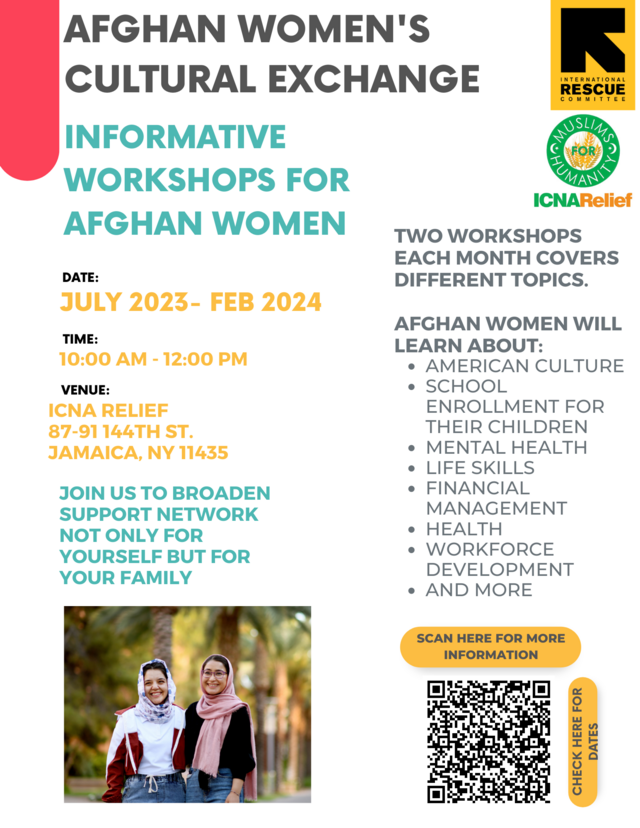 Afghan Women's Group Flyer