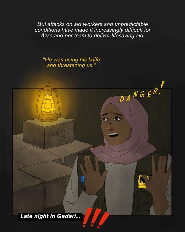 Attacks on aid workers illustration