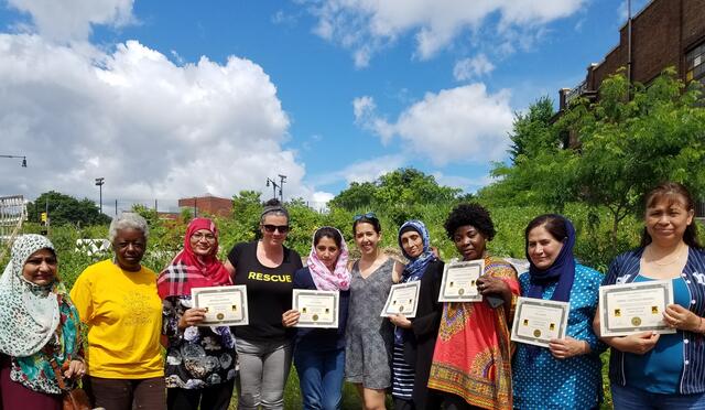 POWER graduation at the New Roots Community Farm