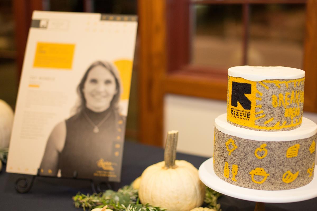The IRC in Salt Lake City's Breaking Bread was catered by Spice Kitchen Incubator entrepreneurs Spice Kitchen Incubator entrepreneur, Chef Michaela, designed an Austrian mousse cake featuring eight layers of mousse, creme, fruit compote and nougat.