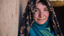 Afghan woman supported by the IRC