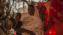 Sehiwi Kebdid, 35, and her baby Nejma Bashir live in Ethiopia's Somali region, Sehiwi says the drought has caused her to lose a lot of her livestock. 