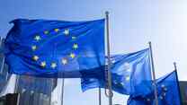 European Union flags
