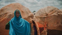 Bistra Abdullahi lebt im Tortorow-Lager für Binnenvertriebene in Somalia.Bistra Abdullahi lebt im Tortorow-Lager für Binnenvertriebene in Somalia.