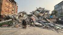 Myanmar earthquake damage 
