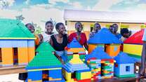 Children participate at an IRC educational program in Uganda.