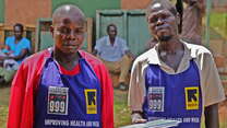 Village health team workers in Kiryandongo promote reproductive health services. They give basic immediate health care in the community and mobilize and educate on sanitation and hygiene.