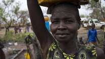 The conflict in South Sudan left many women like Nykuet without their husbands, making them the sole providers for their families.