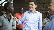 David Miliband in Burundi 