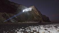 #RefugeesWelcome on the white cliffs of dover