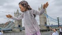 Little Amal at Tower Bridge