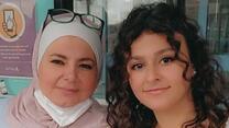 Marah and her mother Razan