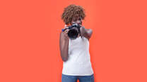 Patience, with her camera