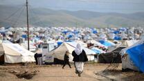 Yazidi woman in Iraq displacement camp