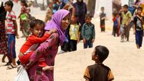 Iraqi family forced to flee home on the outskirts of Mosul to escape from ISIS violence. 
