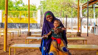 Mother and child in Kenya 