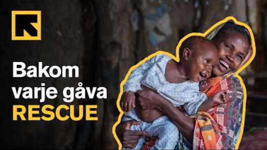 
  Bildtext: Bakom varje gåva. RESCUE
