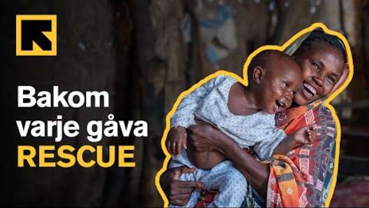 Bildtext: Bakom varje gåva. RESCUE