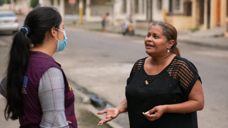 Originally from Venezuela, Milagros*, 54, is working to rebuild her life in Ecuador with the support of the IRC. *Name has been changed for the client's protection.