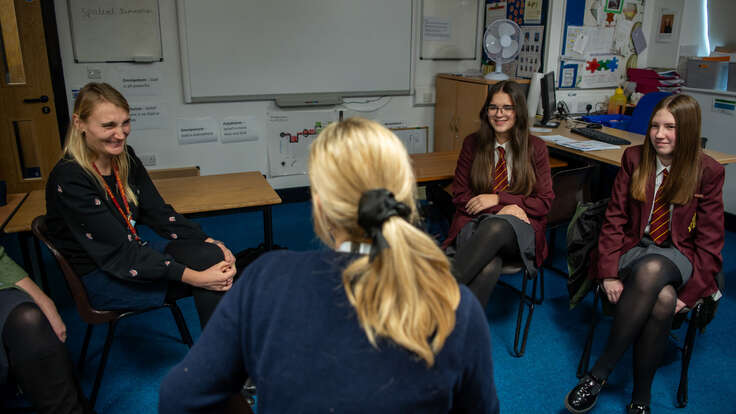 Romola Garai Healing Classrooms