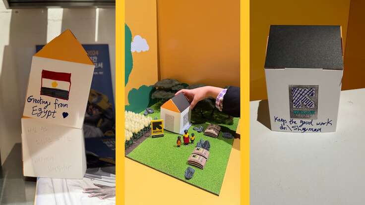 각양각색의 다양한 집들이 만들어졌습니다. 우리는 모두 연령도 성별도 국적도 달랐지만, 전하고 싶은 이야기와 마음은 같았습니다. 