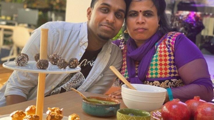 Chef Shanthini and Sarujen.