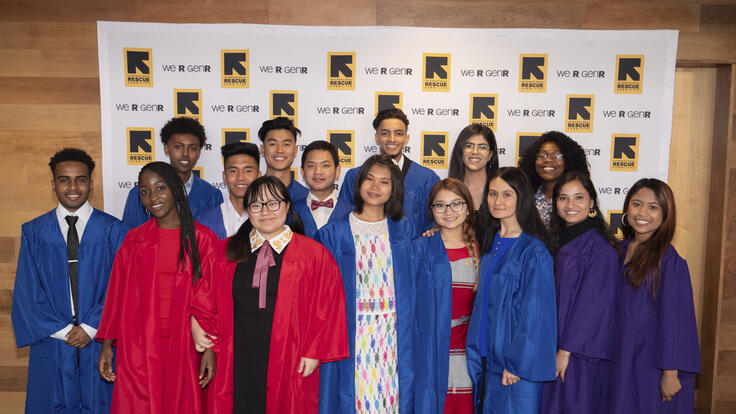 Fifteen students were honored at the 3rd Annual IRC Graduation Dinner & Robing Ceremony.