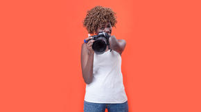 Patience, with her camera