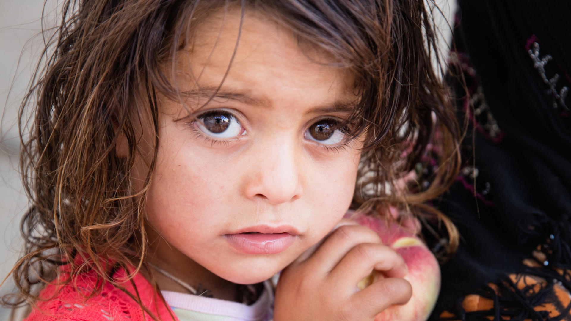 Young Syrian girl Young Syrian girl in Jordan