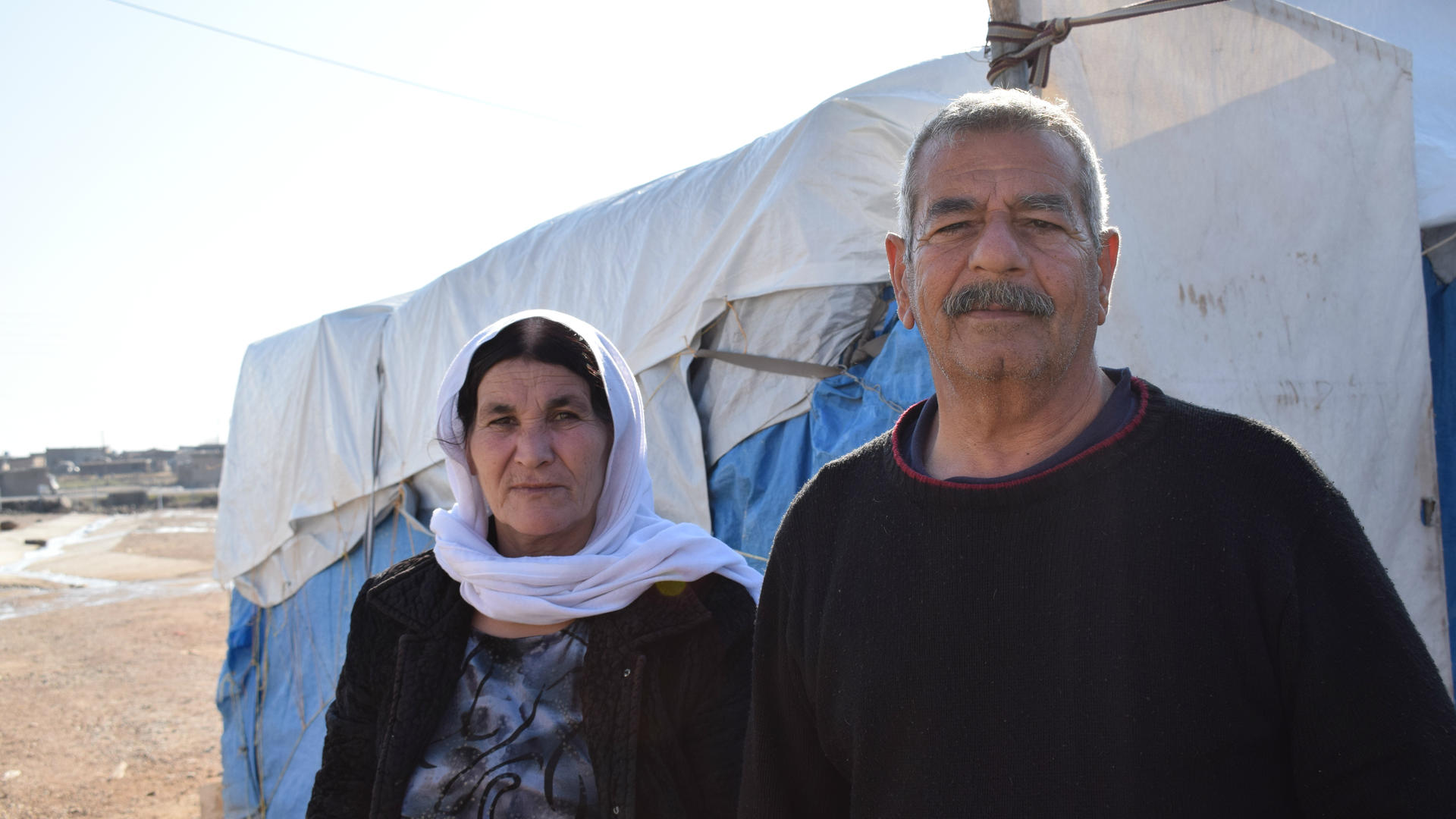 Suleiman Khalf Kajo and his wife, Khabshe Suleiman Khalf Kajo and his wife, Khabshe
