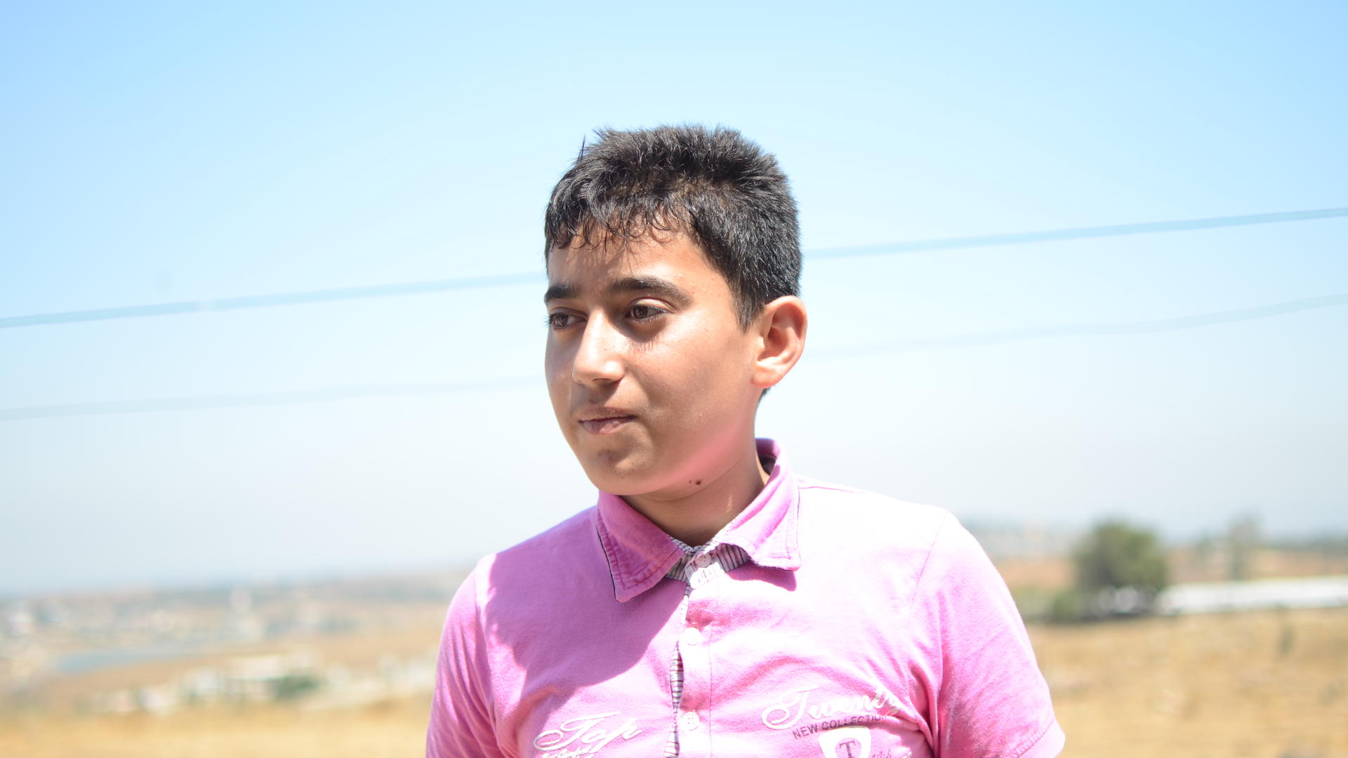 13-year-old Mahmoud in Akkar, Lebanon 13-year-old Mahmoud in Akkar, Lebanon