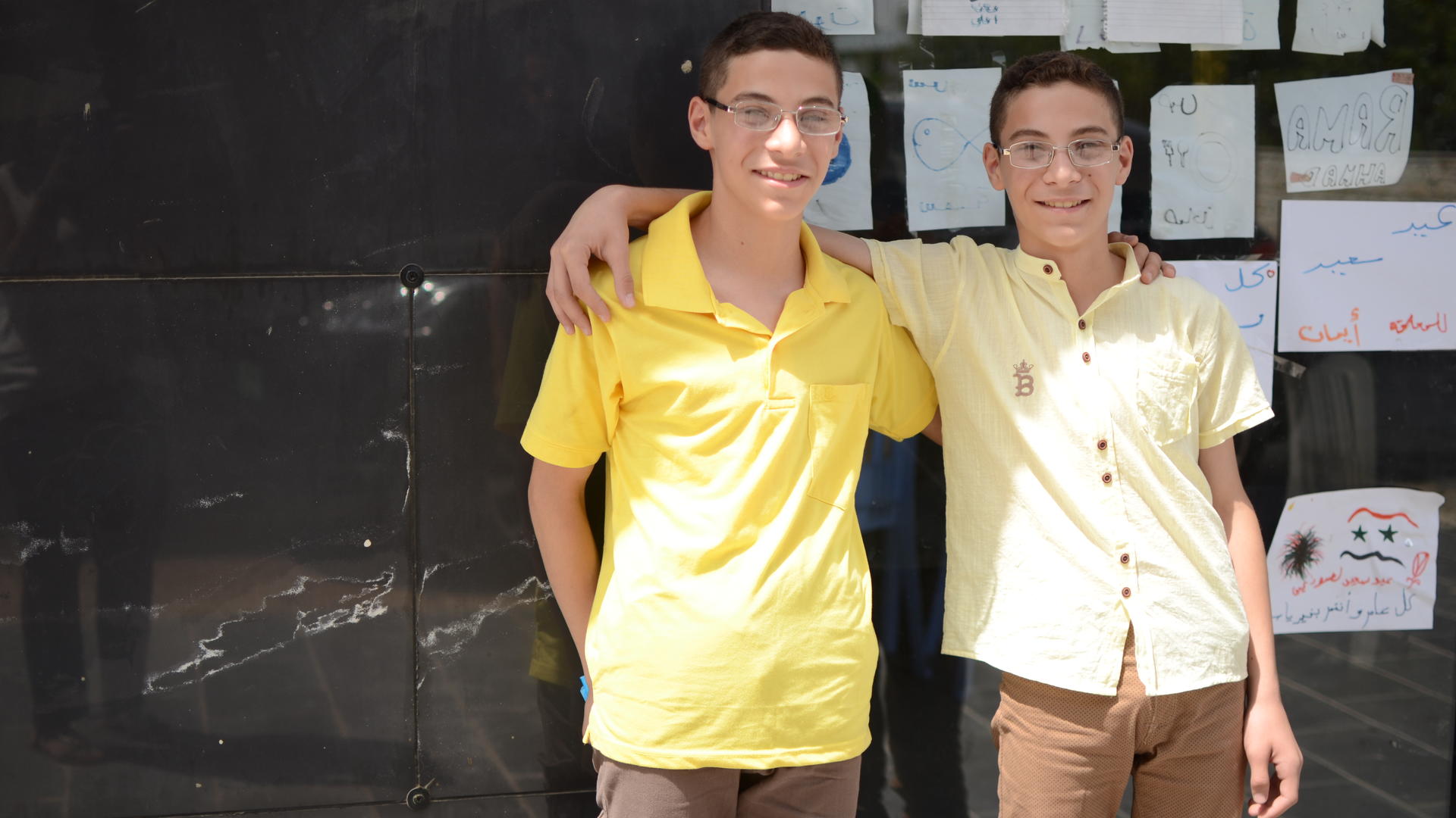 Syrian brothers in Lebanon