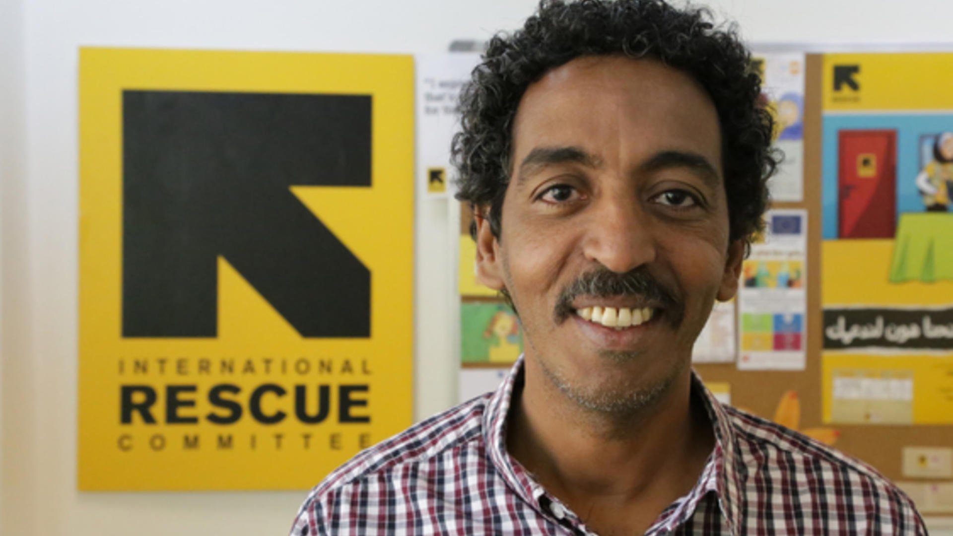 IRC aid worker Mustafa Hassan