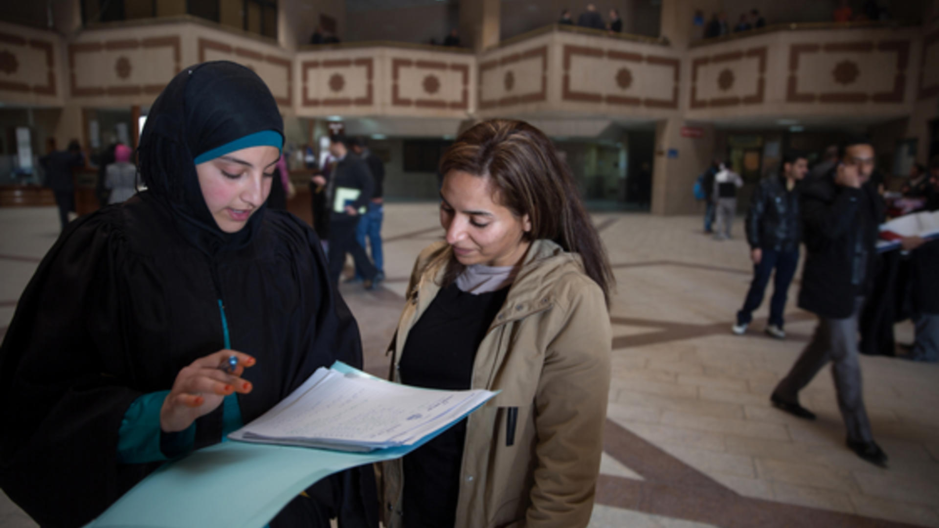 Nour discusses her goals of becoming a lawyer