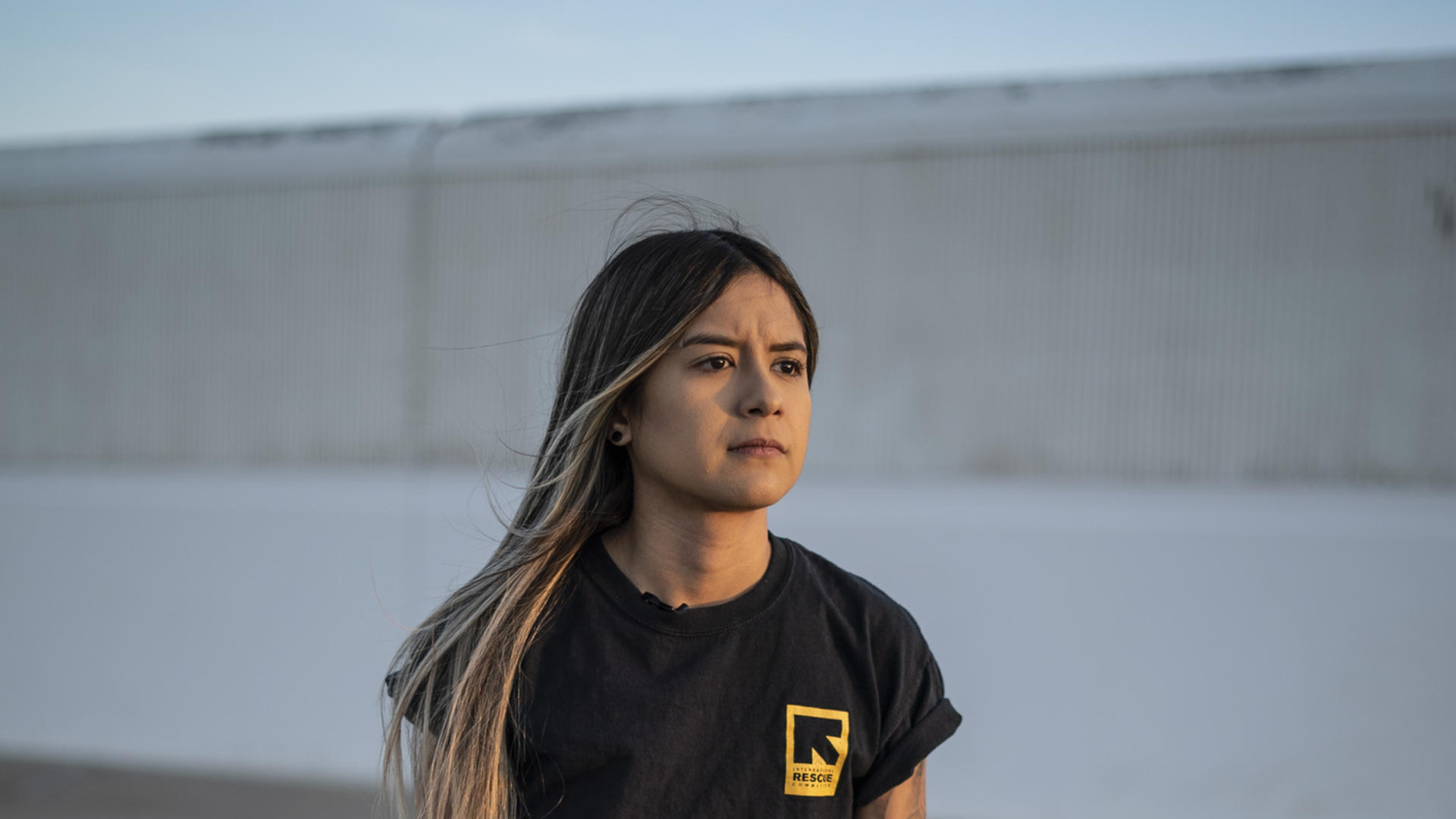 Alex Cruz stands outside at the International Rescue Committee welcome center in Phoenix, Arizona Alex Cruz stands outside at the IRC welcome center in Phoenix, Arizona