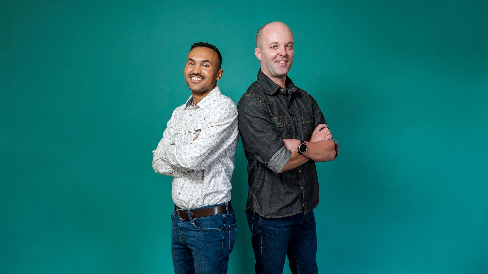 International Rescue Committee staff member Tecle Gebremicheal and friend Ryan Peck IRC staff member Tecle Gebremicheal and friend Ryan Peck