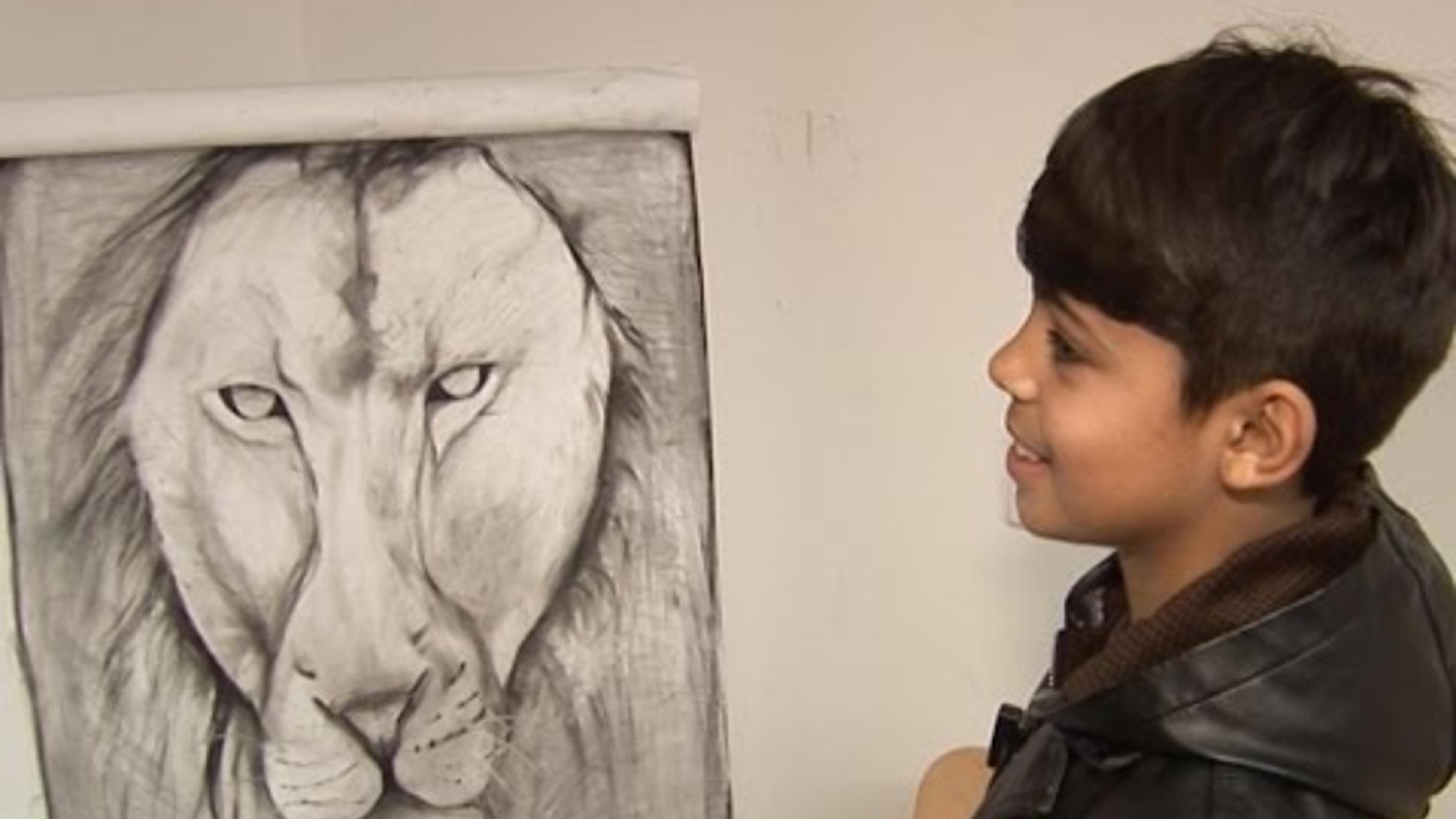 This 10yearold artist wants to find a safe place to paint again